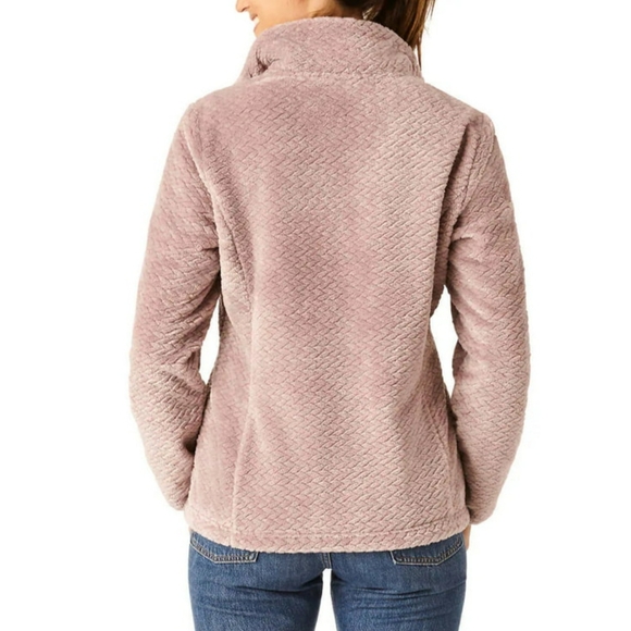 Free2B braided butter pile, light purple zipper jacket. Sz S - Picture 2 of 15